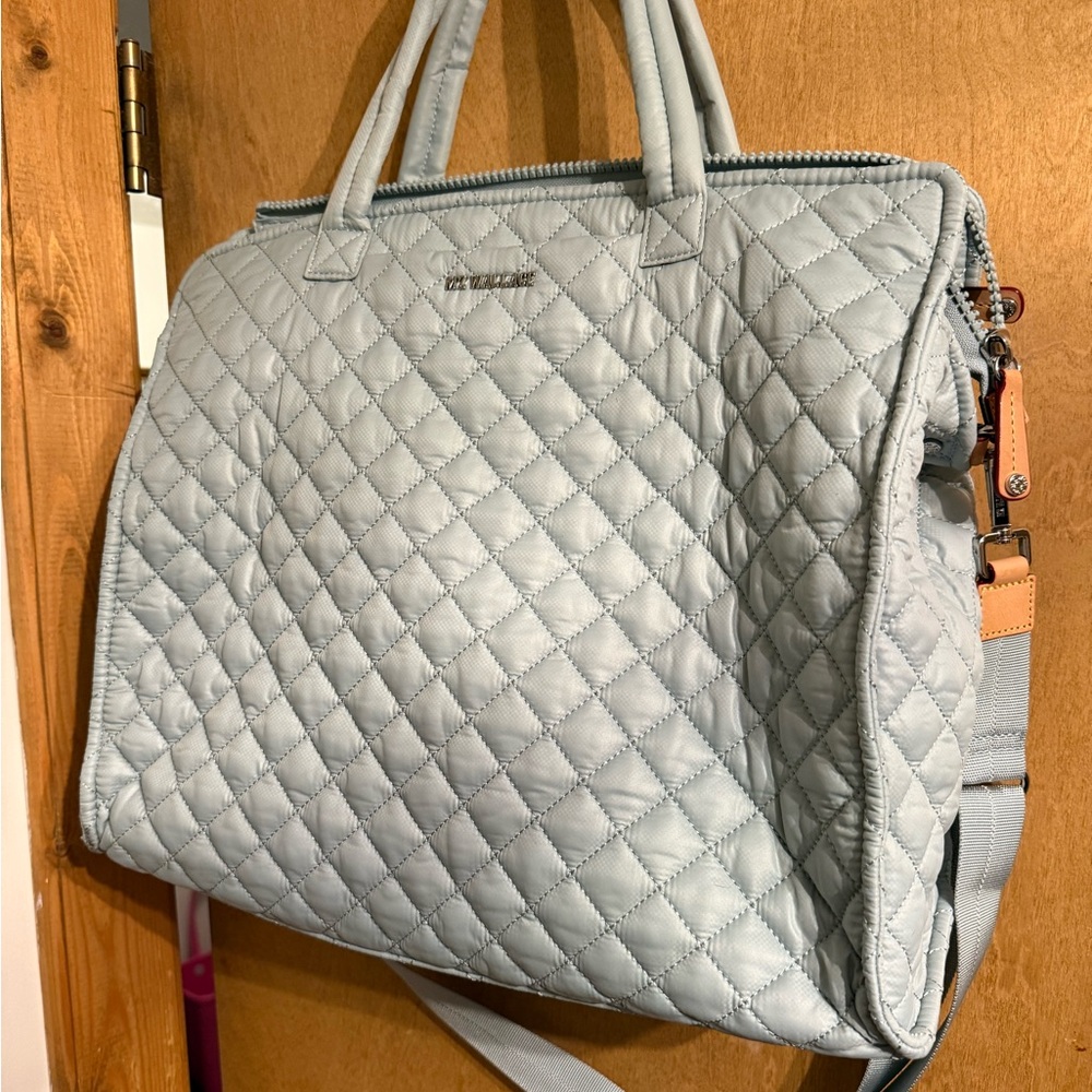 MZ Wallace Large Box Tote - Light Blue